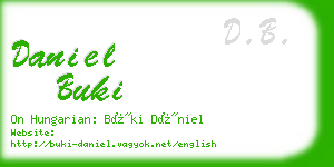 daniel buki business card